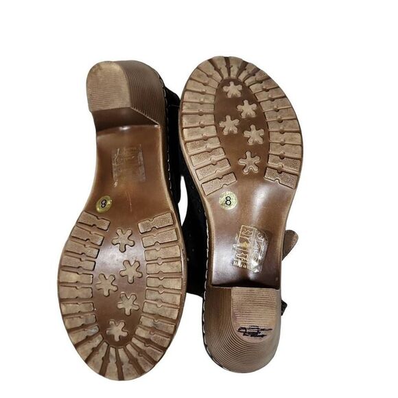 Patrizia By Spring Step Women's Black Peep Toe Marikana Heel Sandals Size 8 - Picture 7 of 10